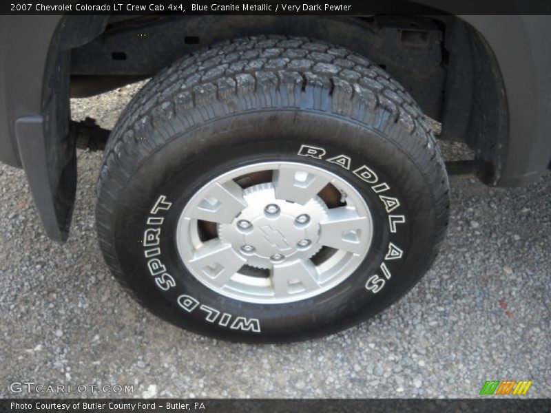 Blue Granite Metallic / Very Dark Pewter 2007 Chevrolet Colorado LT Crew Cab 4x4
