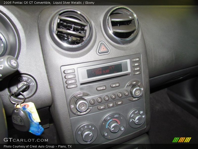 Controls of 2006 G6 GT Convertible