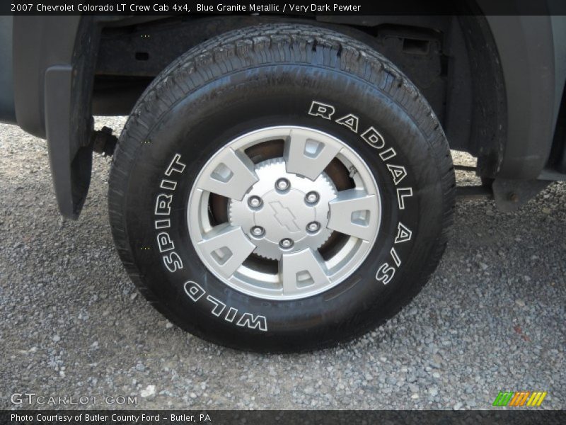 Blue Granite Metallic / Very Dark Pewter 2007 Chevrolet Colorado LT Crew Cab 4x4