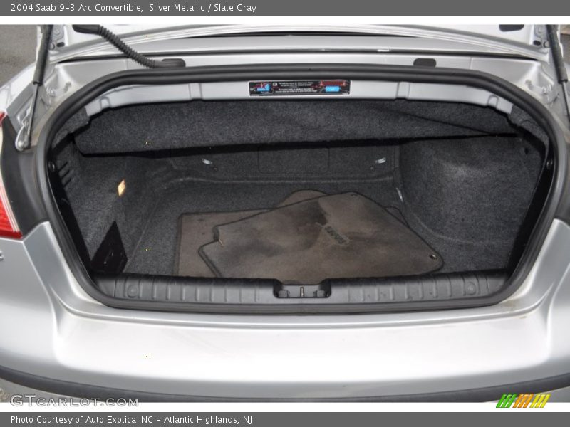 Silver Metallic / Slate Gray 2004 Saab 9-3 Arc Convertible