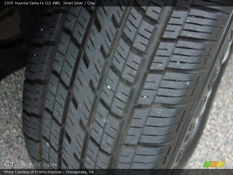 Smart Silver / Gray 2005 Hyundai Santa Fe GLS 4WD