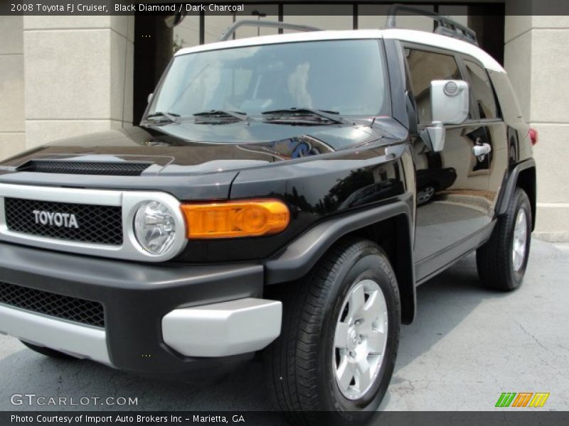 Black Diamond / Dark Charcoal 2008 Toyota FJ Cruiser