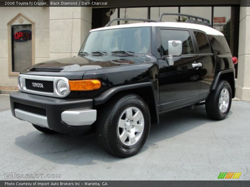 Black Diamond / Dark Charcoal 2008 Toyota FJ Cruiser