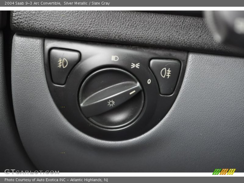 Controls of 2004 9-3 Arc Convertible