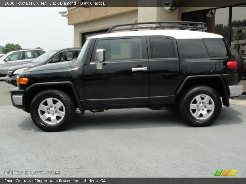 Black Diamond / Dark Charcoal 2008 Toyota FJ Cruiser