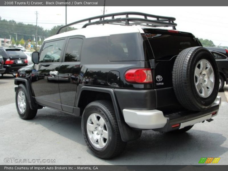 Black Diamond / Dark Charcoal 2008 Toyota FJ Cruiser