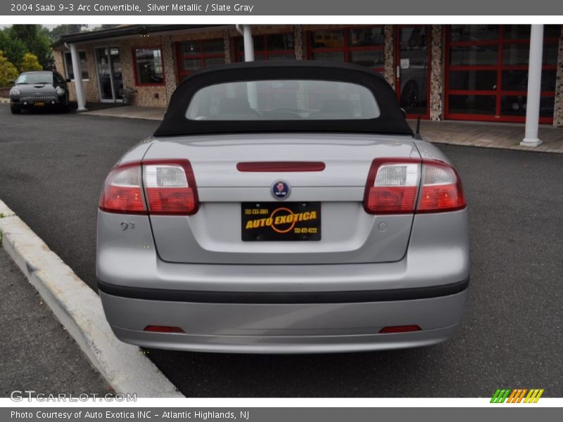 Silver Metallic / Slate Gray 2004 Saab 9-3 Arc Convertible
