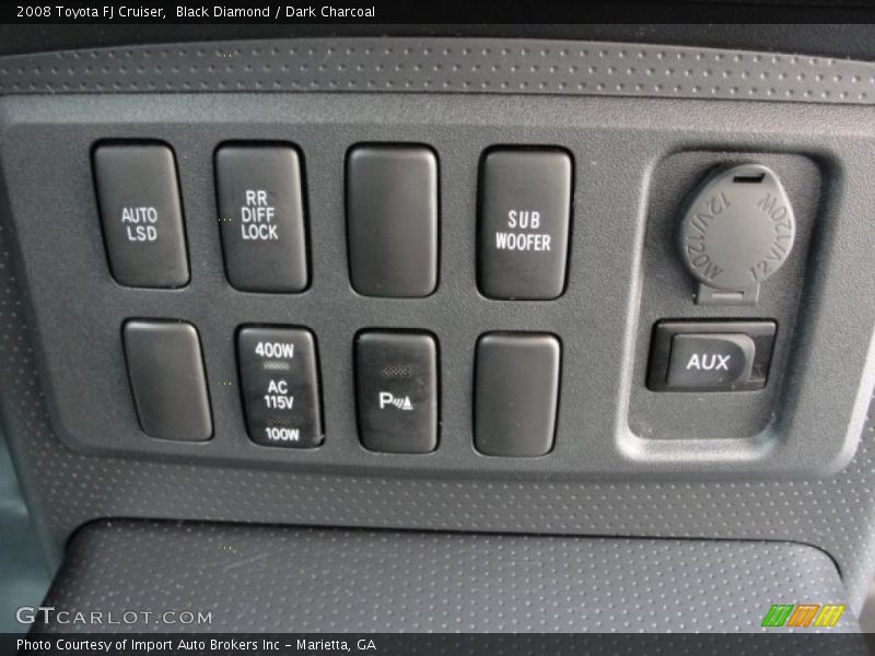 Black Diamond / Dark Charcoal 2008 Toyota FJ Cruiser