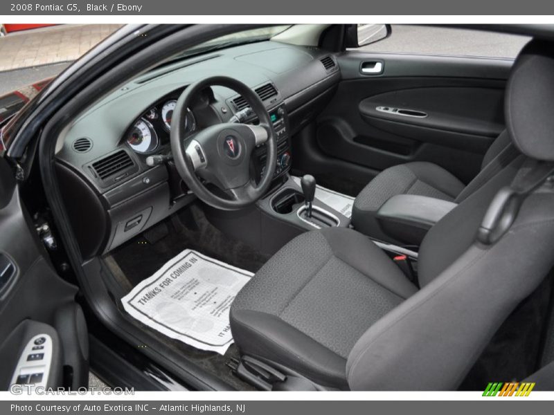 Black / Ebony 2008 Pontiac G5