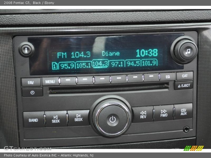 Black / Ebony 2008 Pontiac G5