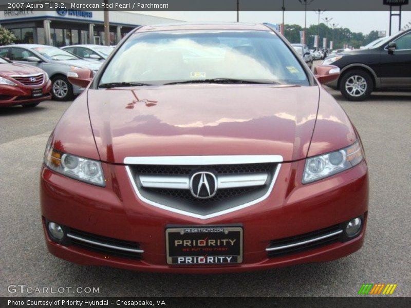 Moroccan Red Pearl / Parchment 2007 Acura TL 3.2