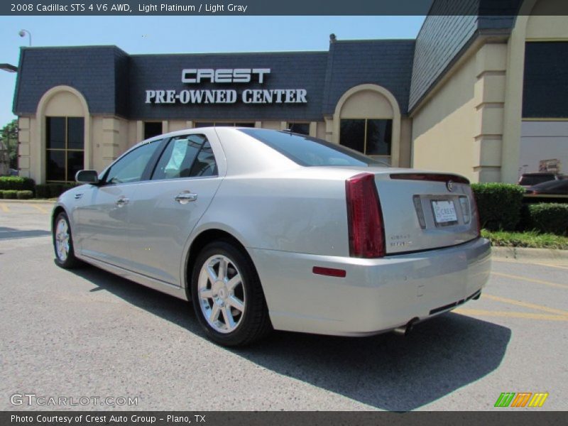 Light Platinum / Light Gray 2008 Cadillac STS 4 V6 AWD