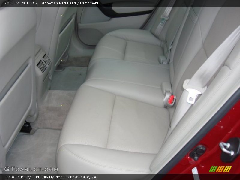 Moroccan Red Pearl / Parchment 2007 Acura TL 3.2