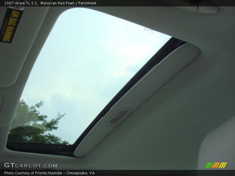 Moroccan Red Pearl / Parchment 2007 Acura TL 3.2