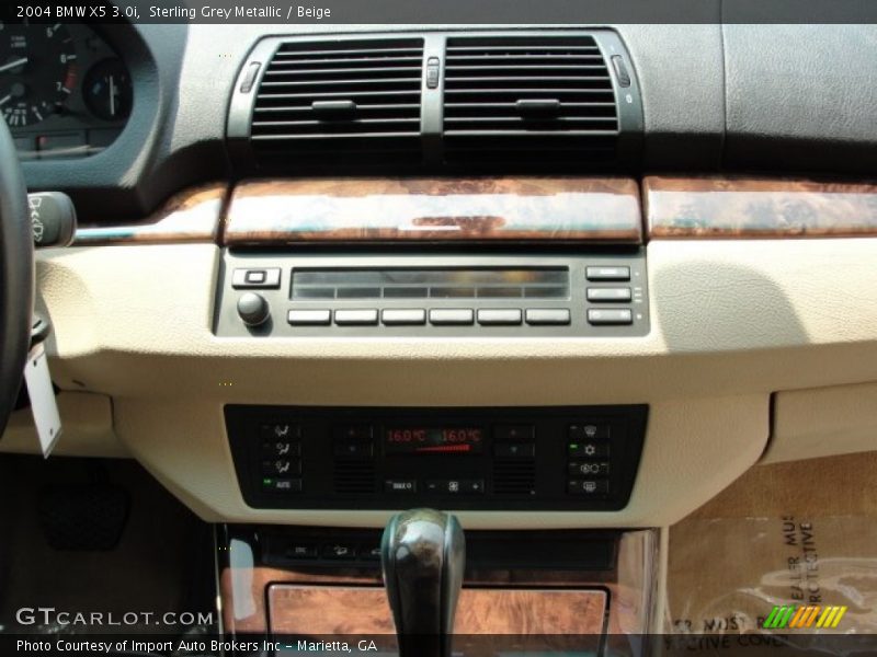 Sterling Grey Metallic / Beige 2004 BMW X5 3.0i