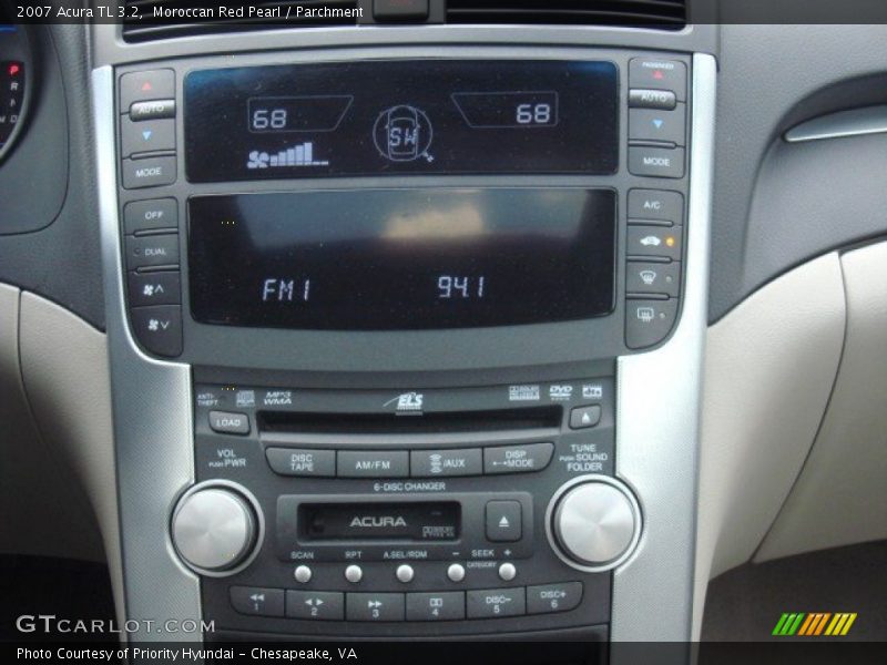 Moroccan Red Pearl / Parchment 2007 Acura TL 3.2