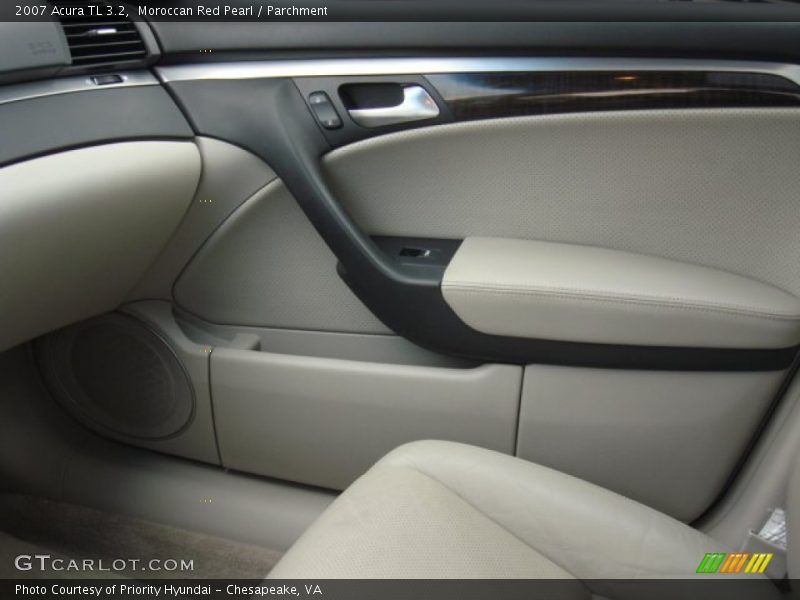 Moroccan Red Pearl / Parchment 2007 Acura TL 3.2