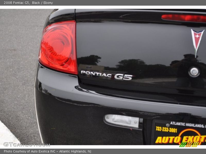 Black / Ebony 2008 Pontiac G5
