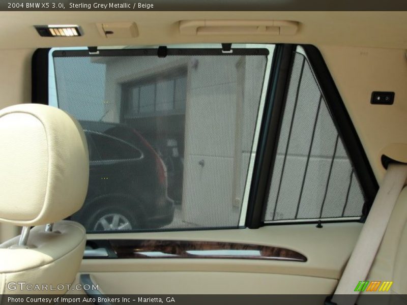 Sterling Grey Metallic / Beige 2004 BMW X5 3.0i