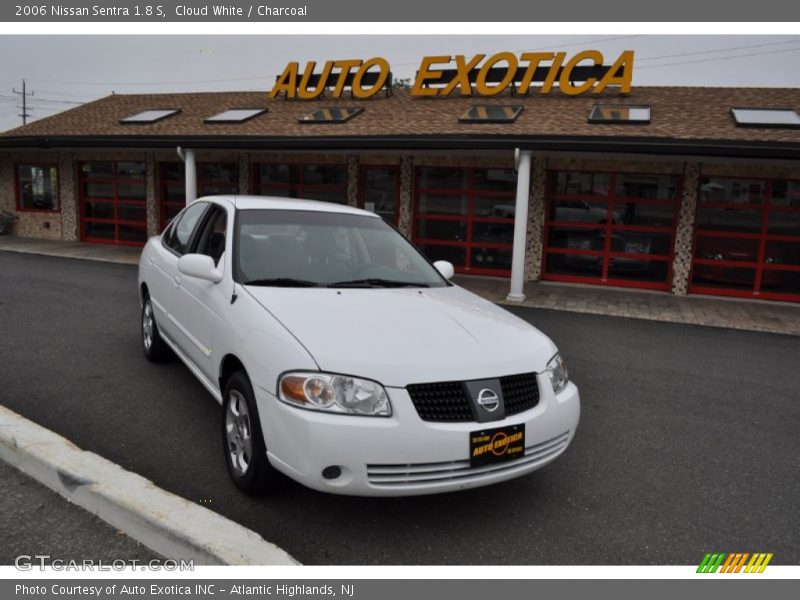 Cloud White / Charcoal 2006 Nissan Sentra 1.8 S