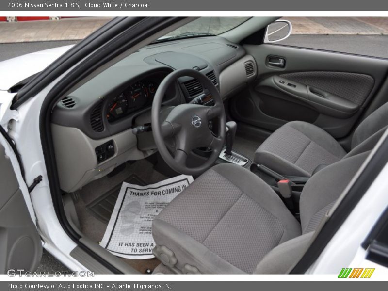 Cloud White / Charcoal 2006 Nissan Sentra 1.8 S