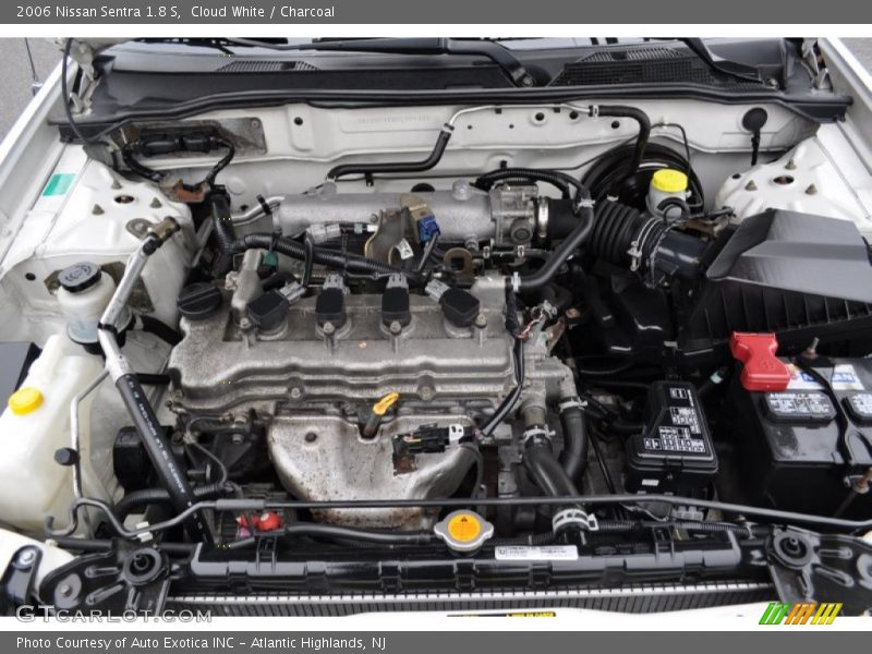 Cloud White / Charcoal 2006 Nissan Sentra 1.8 S