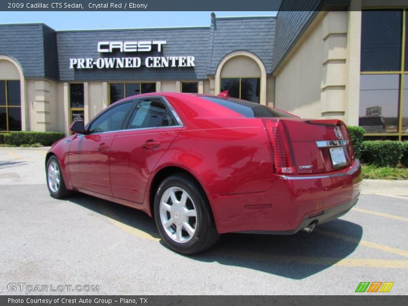 Crystal Red / Ebony 2009 Cadillac CTS Sedan