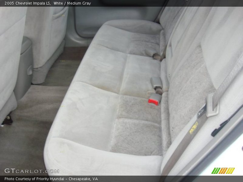 White / Medium Gray 2005 Chevrolet Impala LS