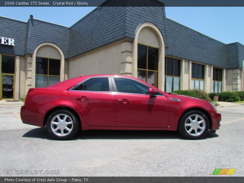 Crystal Red / Ebony 2009 Cadillac CTS Sedan