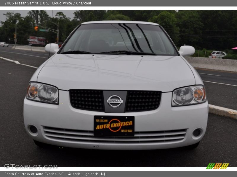 Cloud White / Charcoal 2006 Nissan Sentra 1.8 S