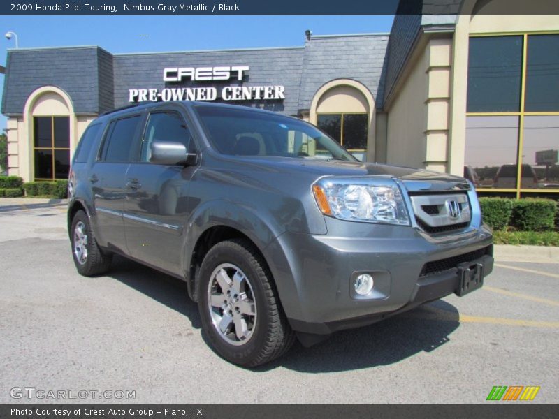 Nimbus Gray Metallic / Black 2009 Honda Pilot Touring