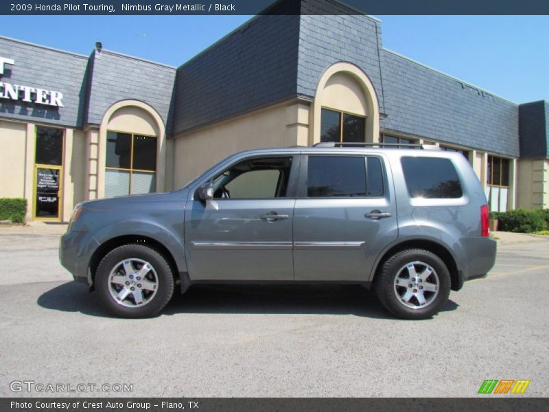 Nimbus Gray Metallic / Black 2009 Honda Pilot Touring