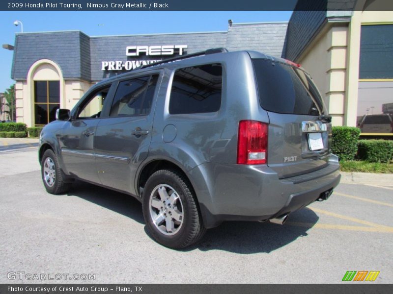 Nimbus Gray Metallic / Black 2009 Honda Pilot Touring