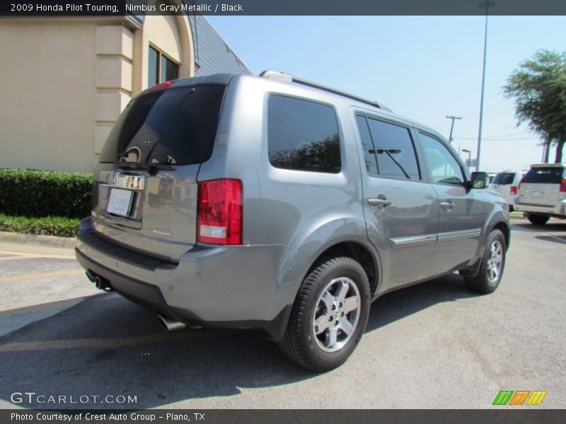 Nimbus Gray Metallic / Black 2009 Honda Pilot Touring