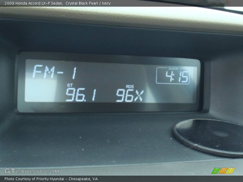 Crystal Black Pearl / Ivory 2009 Honda Accord LX-P Sedan
