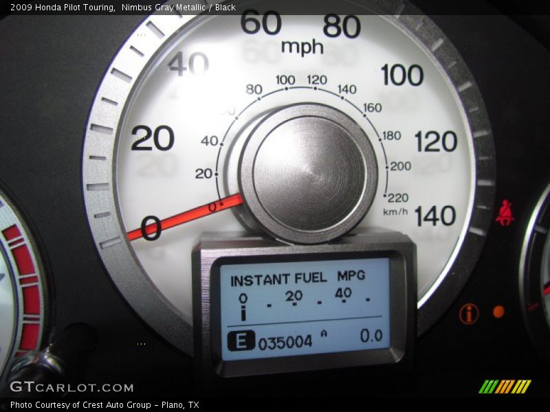 Nimbus Gray Metallic / Black 2009 Honda Pilot Touring