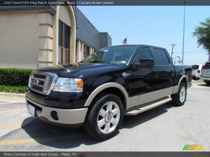 Black / Castano Brown Leather 2007 Ford F150 King Ranch SuperCrew