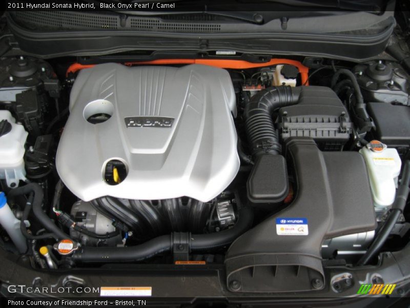  2011 Sonata Hybrid Engine - 2.4 Liter h DOHC 16-Valve D-CVVT 4 Cylinder Gasoline/Electric Hybrid