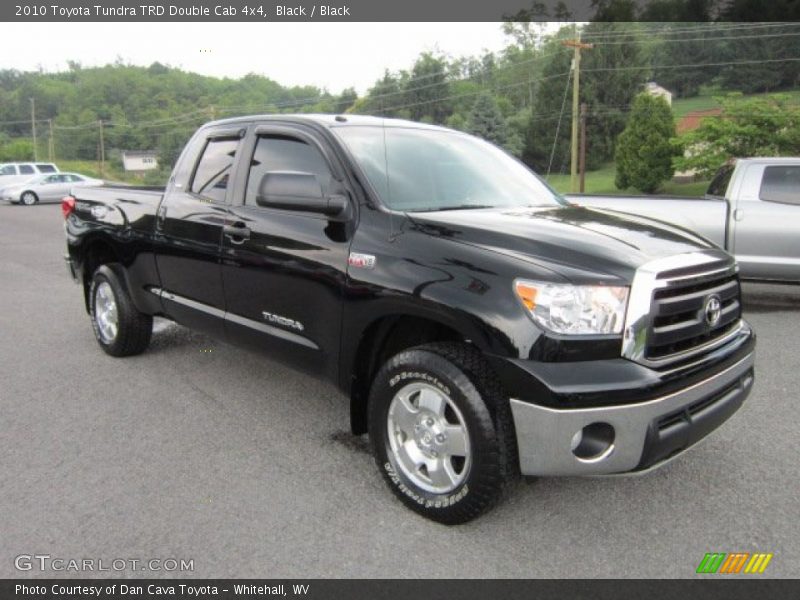 Black / Black 2010 Toyota Tundra TRD Double Cab 4x4