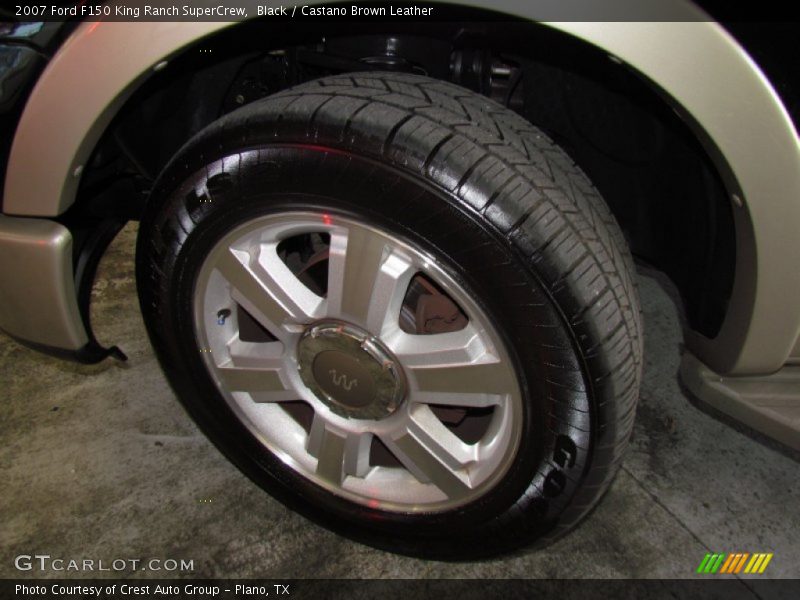 Black / Castano Brown Leather 2007 Ford F150 King Ranch SuperCrew