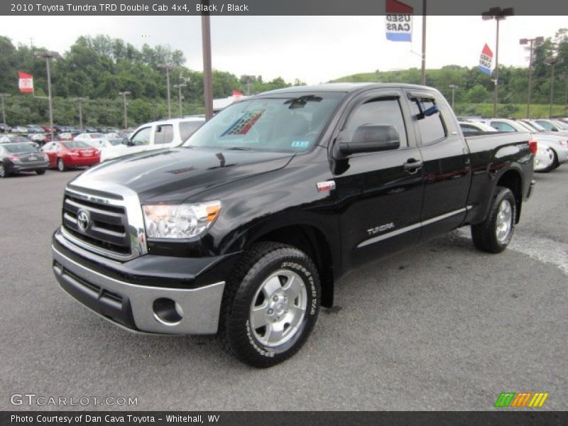 Black / Black 2010 Toyota Tundra TRD Double Cab 4x4