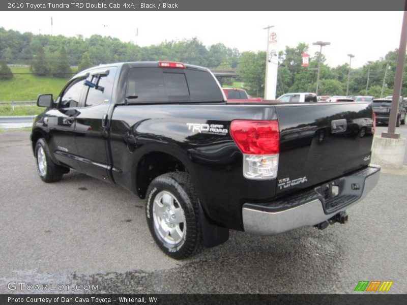 Black / Black 2010 Toyota Tundra TRD Double Cab 4x4