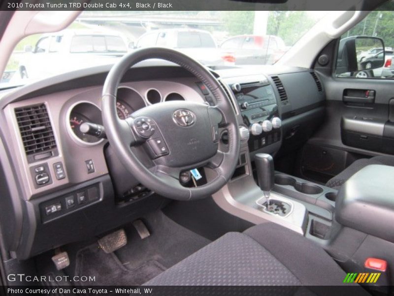 Black / Black 2010 Toyota Tundra TRD Double Cab 4x4