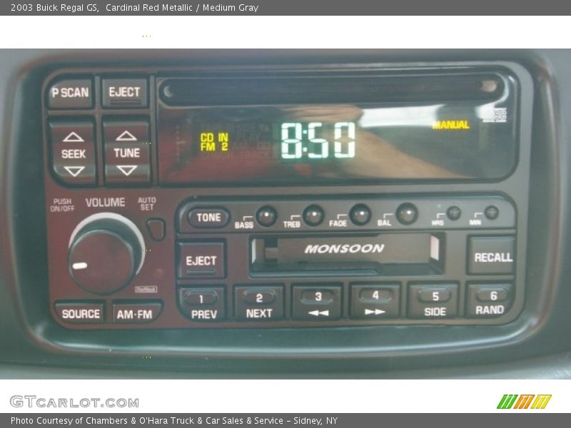 Controls of 2003 Regal GS