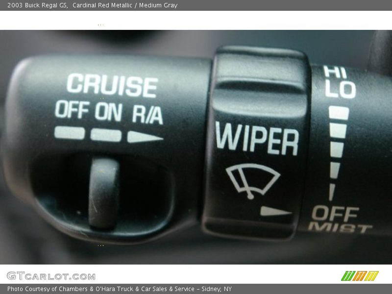 Controls of 2003 Regal GS