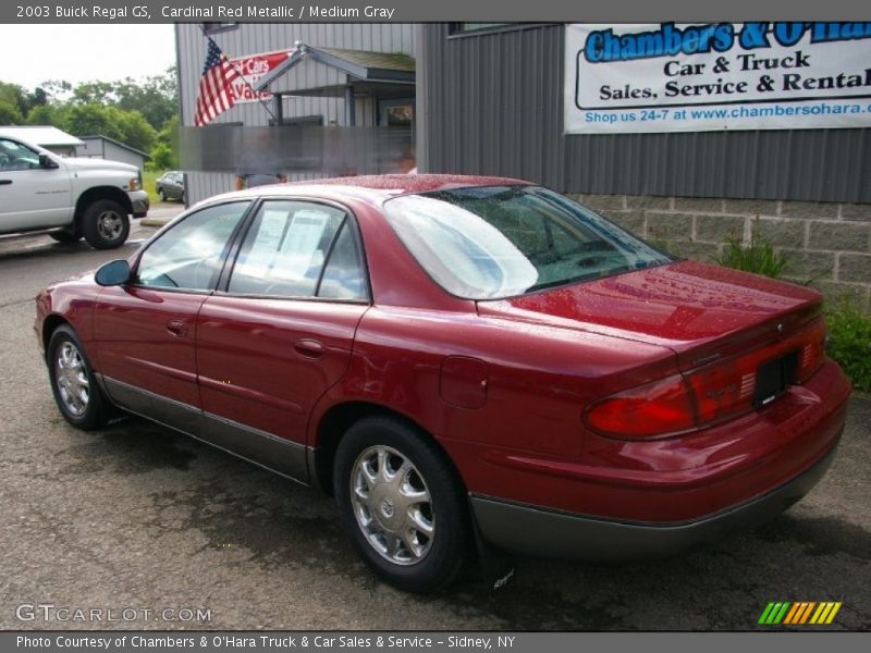 Cardinal Red Metallic / Medium Gray 2003 Buick Regal GS