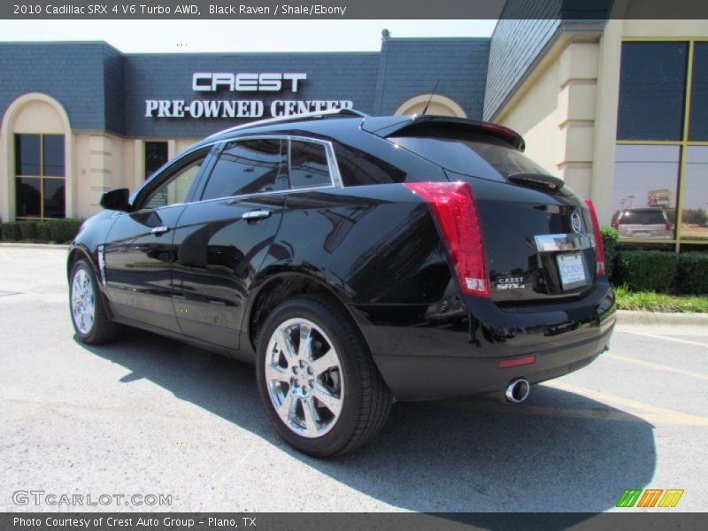 Black Raven / Shale/Ebony 2010 Cadillac SRX 4 V6 Turbo AWD