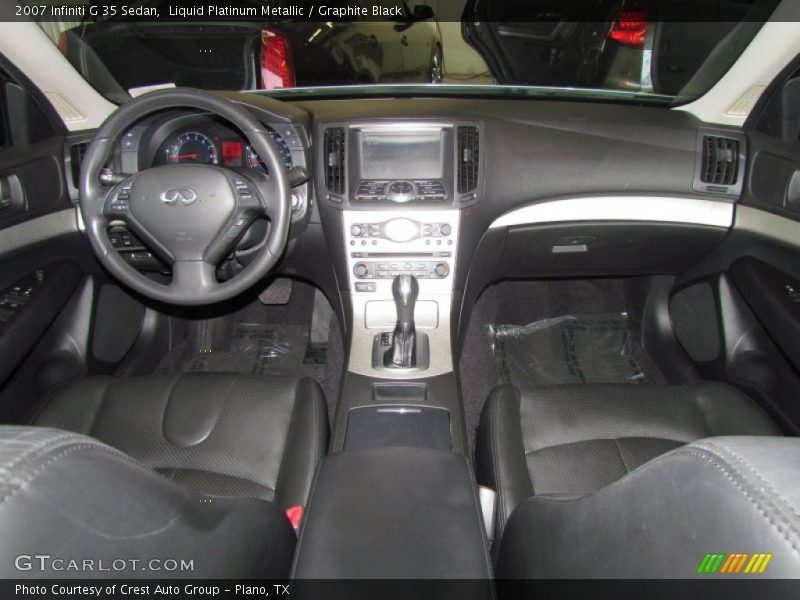Liquid Platinum Metallic / Graphite Black 2007 Infiniti G 35 Sedan