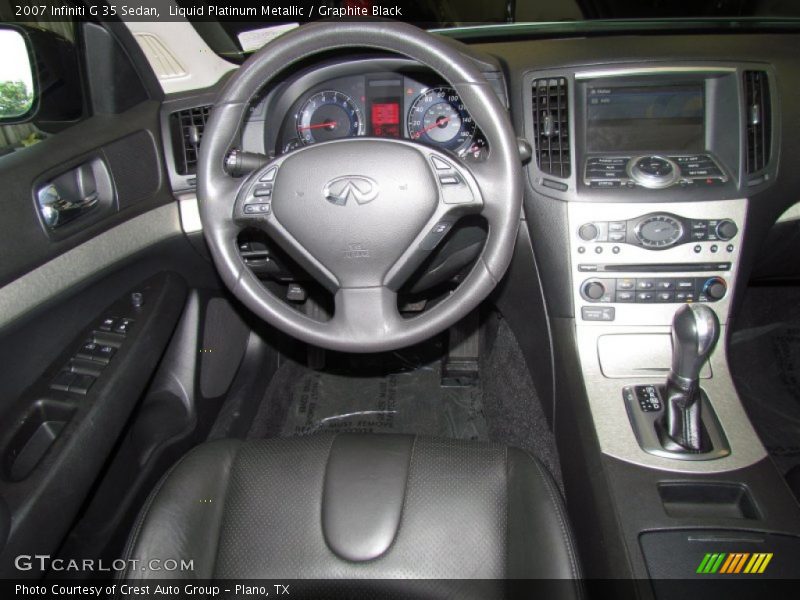 Liquid Platinum Metallic / Graphite Black 2007 Infiniti G 35 Sedan