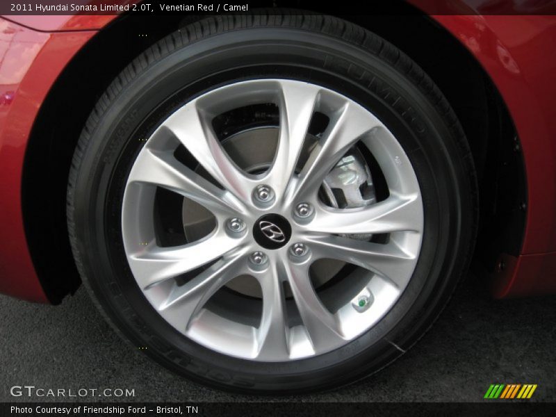 Venetian Red / Camel 2011 Hyundai Sonata Limited 2.0T